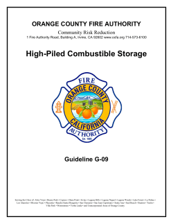 High-Piled Combustible Storage