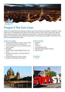 Prague 2 The Euro Loop