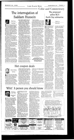 The interrogation of Saddam Hussein