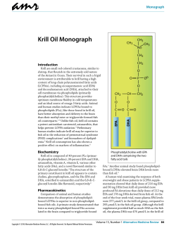 Krill Oil Monograph - Alternative Medicine Review