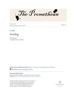 Swirling - CU Commons - Concordia University