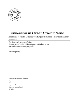 Conversion in Great Expectations
