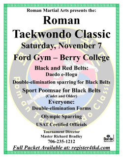 Roman Martial Arts Presents