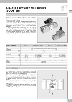 air-air pressure multiplier (booster)