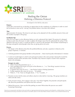 Peeling the Onion - School Reform Initiative