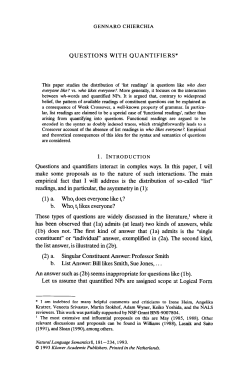 Questions with quantifiers