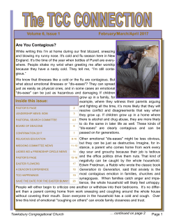 TCC Connection - Tewksbury Congregational Church