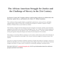 The African American Struggle for Justice and the Challenge of