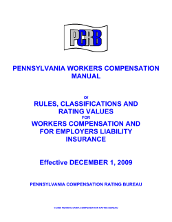 pennsylvania workers compensation manual
