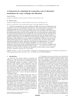 A framework for estimating the transaction costs of alternative