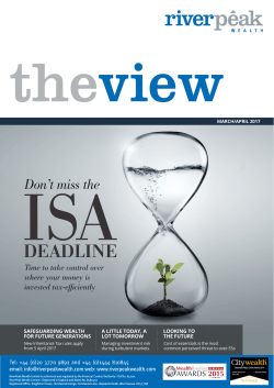 deadline - RiverPeak Wealth&hellip;