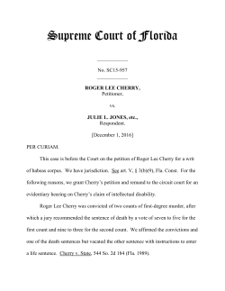 SC15-957 Opinion - Florida Supreme Court