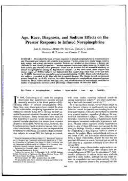 Age, Race, Diagnosis, and Sodium Effects on the