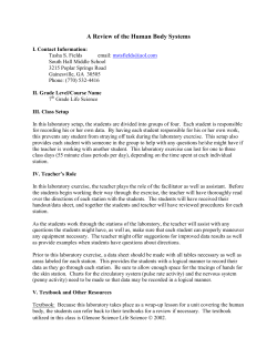 A Review of the Human Body Systems