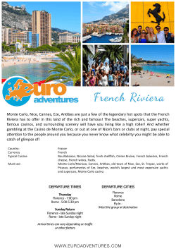 French Riviera - EuroAdventures