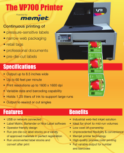 The VP700 Printer