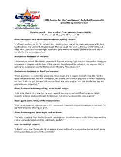 Quotes - America East