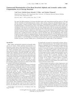 Femtosecond Photoionization of Ion Beam Desorbed Aliphatic and