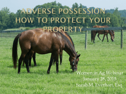 Adverse Possession How to Protect Your Property