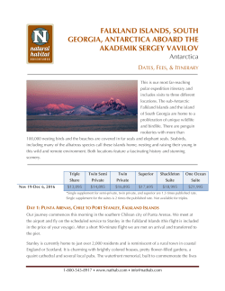 falkland islands, south georgia, antarctica aboard the akademik