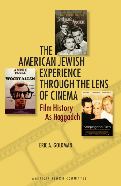 The American Jewish Experience Through the Lens