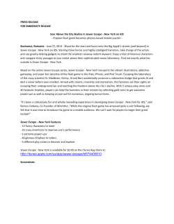 Press Kit - Sewer Escape