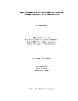 Agape, Philia and Eros Anca Simitopol Thesis submi