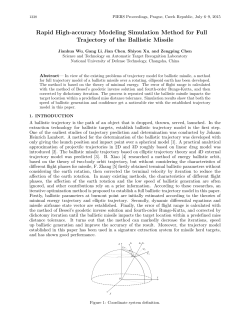 Rapid High-accuracy Modeling Simulation Method for Full Trajectory
