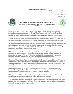 FOR IMMEDIATE RELEASE Media Contact: Leona Dotson