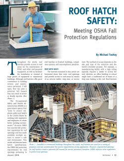 Roof Hatch Safety: Meeting OSHA Fall Protection Regulations