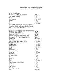AL DUBBERFUHL TOYS - Auction Specialists Stoughton, WI