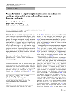 Thaler et al. 2010 - Oceans @ Duke