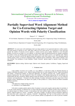 Partially Supervised Word Alignment Method for Co