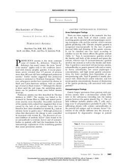 Pernicious Anemia (1997)