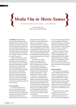 Media Vita in Morte Sumus - Singapore Medical Association