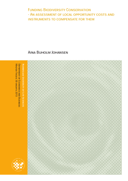 Funding Biodiversity Conservation - An assessment of local