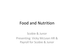 Industry resource: Secret Sausages workshop presentation