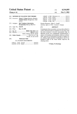 Method of cleaning test probes