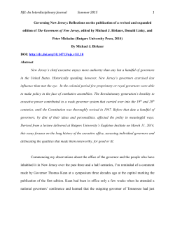 Print this article - New Jersey Studies