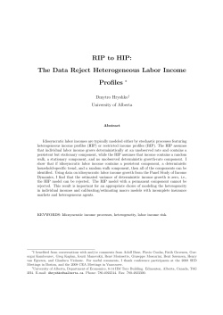 Paper - Penn Economics