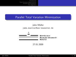 Parallel Total Variation Minimization