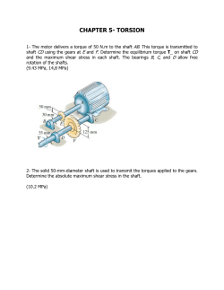 chapter 5- torsion