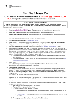 Short Stay Schengen Visa