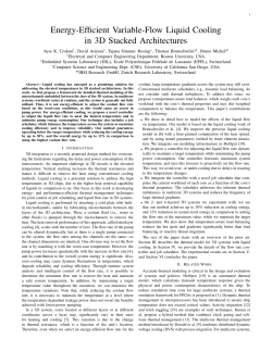 Energy-Efficient Variable-Flow Liquid Cooling in