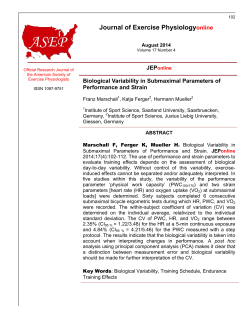 Journal of Exercise Physiologyonline