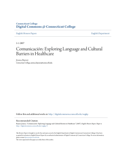 Jessica Sarah Bayner - Digital Commons @ Connecticut College