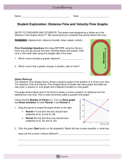 Student Exploration: Distance-Time and Velocity