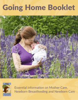Going Home Booklet - Enloe Medical Center