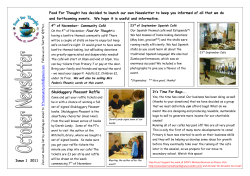 fftcc October Newsletter