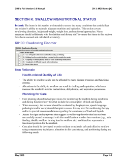 MDS 3 0 Chapter 3 Section K V1.02 May 28, 2010